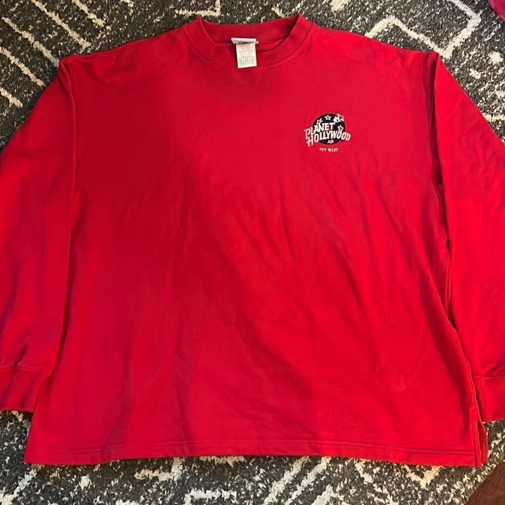 Vintage Planet Hollywood Key West crewneck sweater, size XXL